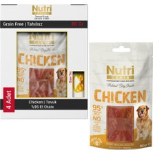 Nutri Canin Chicken Tahılsız %95 Tavuklu Köpek Ödülü 4X80 gr