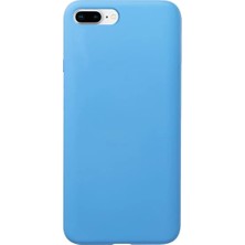 Apple iPhone 7 Plus / 8 Plus Lansman Silikon Mavi