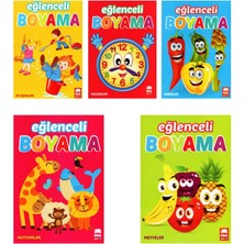 Ema Çocuk +2 Yaş Eğlenceli Boyama 5 Kitap