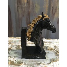 Sister Home Design At Figürlü Kitap Tutucu Siyah Gold