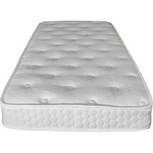 Yağmur Home Tek Kişilik 90X190X15 Sünger Yaysız Desenli Havlu Kumaş Kapitone Yatak