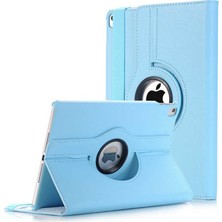 Case World Apple iPad 7 Pro 9.7 Dönebilen Stantlı Tablet Kılıfı - Mavi