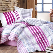 Hobby Stripe Kapitone Tek Kişilik Nevresim Takımı
