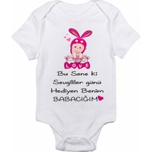 Limon Sevgililer Günü Hediyesi Basklı Bebek Zıbın Body