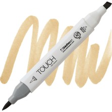 Shinhan Art Twin Brush Marker Fırça Uçlu Markör Kalem Pale Camel BR114