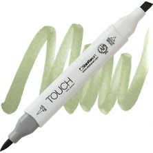 Shinhan Art Twin Brush Marker Fırça Uçlu Markör Kalem Greyish Olive Green GY233