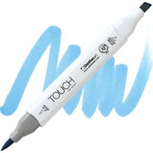 Shinhan Art Twin Brush Marker Fırça Uçlu Markör Kalem Light Blue PB271