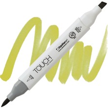 Shinhan Art Twin Brush Marker Fırça Uçlu Markör Kalem Olive Pale Y224