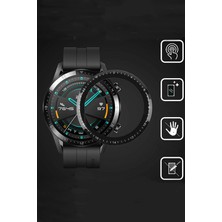 Yediseven Huawei Watch Gt 2 46MM 3D Nano Full Kaplama Ekran Koruyucu Pc+Pmma