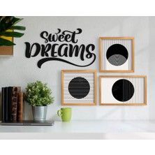 Bk Gift Dekoratif 3’lü Retro Ahşap Tablo ve Konsept Duvar Dekoru-4