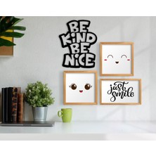 Bk Gift Dekoratif 3’lü Retro Ahşap Tablo ve Konsept Duvar Dekoru-12