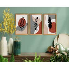 Bk Gift Dekoratif 3’lü Retro Ahşap Tablo-15