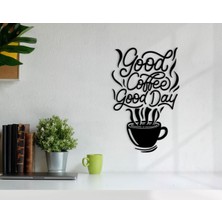 Bk Gift Iyi Kahve Iyi Gün Ahşap Duvar Yazısı-1