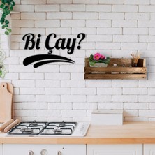 Bk Gift Dekoratif Doğal Ahşap Raf ve Bi Çay Duvar Süsü-1