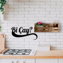 Bk Gift Dekoratif Doğal Ahşap Raf ve Bi Çay Duvar Süsü-3