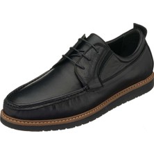 Costo Shoes 45,46,47,48,49,50 Numaralarda  KRT103 Siyah  Deri 4 Mevsim Büyük Numara Üst Kalite Erkek Ayakkabısı
