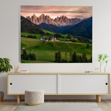 Deko Gonya Dolomit Dağları Dekoratif Kanvas Tablo