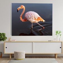 Deko Gonya Flamingo Dekoratif Kanvas Tablo