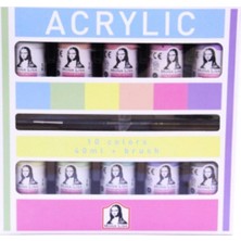 Mona Lisa Chalky Pastel Akrilik Boya 10 Renk x 40 ml