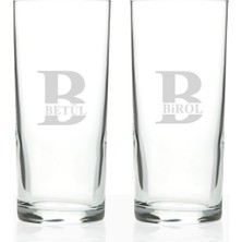 Bk Kişiye Özel 2'li Isimli Rakı Bardağı Seti - 22