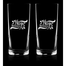 Bk Kişiye Özel 2'li Yeşilçam Klasikleri Nayır Nolamaz Rakı Bardağı Seti - 2