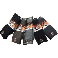 4 Adet Dündar Erkek Kışlık Termal Çorap Plus Dikişsiz