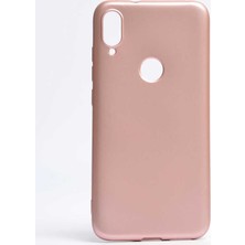 noktaks - Xiaomi Mi Play - Kılıf Mat Soft Premier Silikon Kapak - Rose Gold