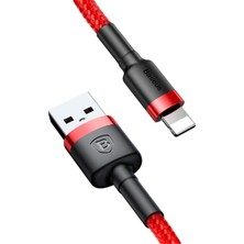 Baseus Cafule Series USB To Lightning 2.4A 50 cm Ip Şarj Kablosu CALKLF-D09