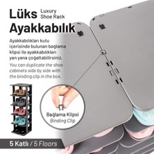 Ahir Ticaret Lüks Ayakkabılık Düzenleyici Pratik 5 Katlı