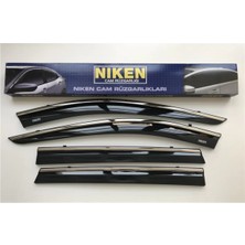 Niken Kia Sportage 2006-2009 Arası Kromlu Cam Rüzgarlığı 4'lü