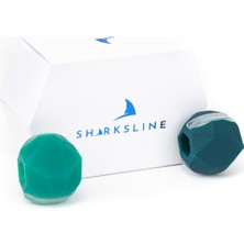 Sharksline = Jawline, Combo Set, Seviye 2 ve 3, (Yeşil, Koyu Yeşil)