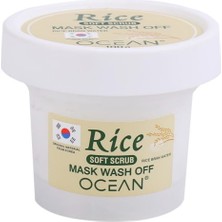 Ocean Rice Mask Wash Off Soft Scrub