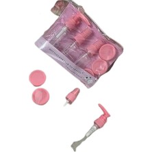 Free Shop 7 Parça Çantalı Seyahat Seti, Kozmetik Dolum Seti