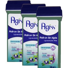 Agiss s Roll-On Sir Ağda Azulen Tüm Ciltler 100 ml x 3 Adet