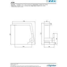 Eca Icon Lavabo Bataryası 102188037H