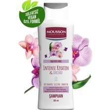 Mousson Yoğun Keratin & Orkide Içeren Renk Koruyucu ve Yıpranmayı Onaran Saç Bakım Şampuanı 385 ml