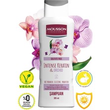 Mousson Yoğun Keratin & Orkide Içeren Renk Koruyucu ve Yıpranmayı Onaran Saç Bakım Şampuanı 385 ml