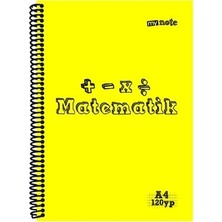 Umur My Note 100 Yaprak Kareli Spiralli Matematik Defteri