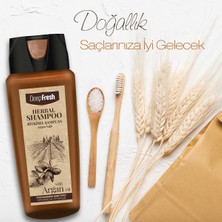 Deep Fresh Herbal Bitkisel Şampuan Argan Yağı Özlü Yıpranmış Saçlar 3 x 500 ml