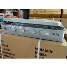 Taha Space Set Üstü 4 Gözlü Ocak Lpg Tüp Uyumlu Gri