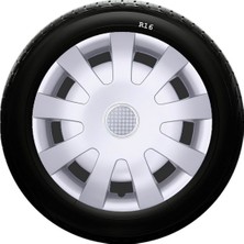 Sjs Sks Alfa Romeo Jant Kapağı 16 Inc Kırılmaz 1 Takım 4 Adet NO:405
