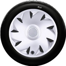 Sjs Sks Citroen Jant Kapağı 14 Inc Kırılmaz 1 Takım 4 Adet NO:210