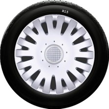 Sjs Sks Fiat Jant Kapağı 15 Inc Kırılmaz 1 Takım 4 Adet NO:306