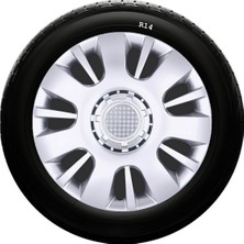 Sjs Sks Ford Jant Kapağı 14 Inc Kırılmaz 1 Takım 4 Adet NO:222