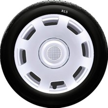 Sjs Sks Citroen Jant Kapağı 15 Inc Kırılmaz 1 Takım 4 Adet NO:302