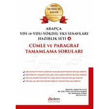 Akdem Yayınları Arapça YDS - YÖKDİL Sınavları Hazırlık Seti 4 Cümle ve Paragraf Tamamlama Soruları