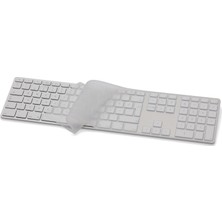 McStorey Apple Magic Keyboard Uyumlu Klavye Koruyucu A1243 USB Kablolu UK-US İngilizce-Türkçe Baskı