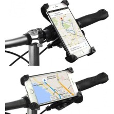 Juo Bisiklet Motosiklet Ayarlanabilir Gidon Bağlantılı Telefon Tutucu