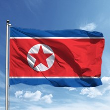 Özgüvenal Kuzey Kore Bayrağı 50 x 75 cm