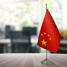 Özgüvenal Çin Masa Bayrağı Direksiz 15 x 22,5 cm